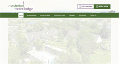Desktop Screenshot of masterton-motorlodge.co.nz